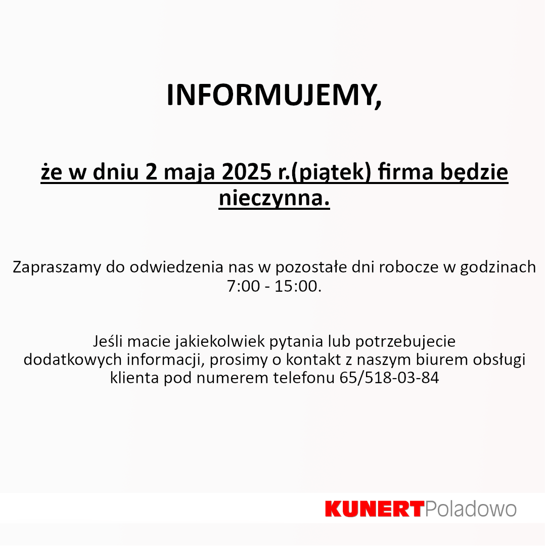 Informacja z 31 maja